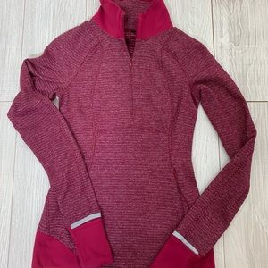 Lululemon Runderful Berry 1/2 Zip Pullover SZ 2